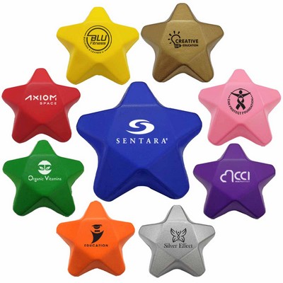 Star Shape Stress Reliever, Semi Soft And Squeezable Stress Balls